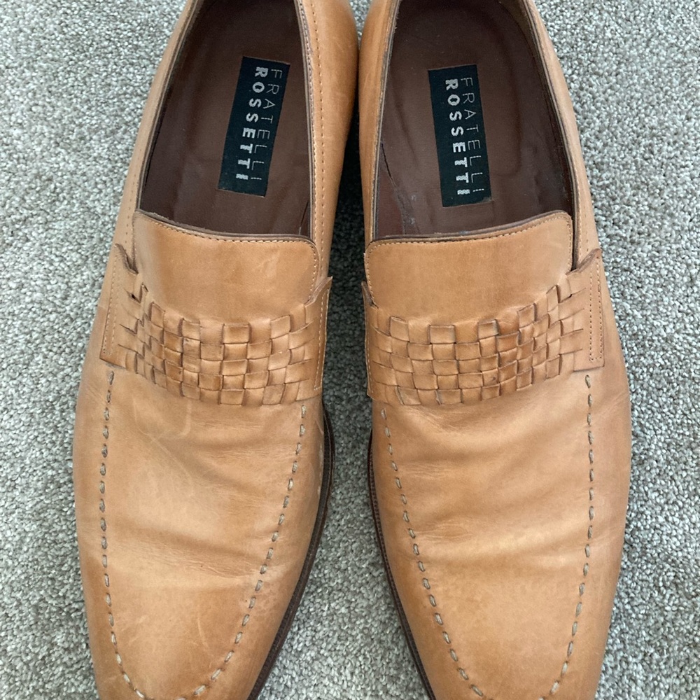Cream coloured Fratelli Rossetti shoes - size 9 1/2.